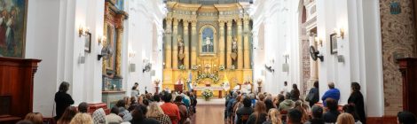 INTENDENTE DE PILAR ACHAVAL DESPIDIO AL PAPA