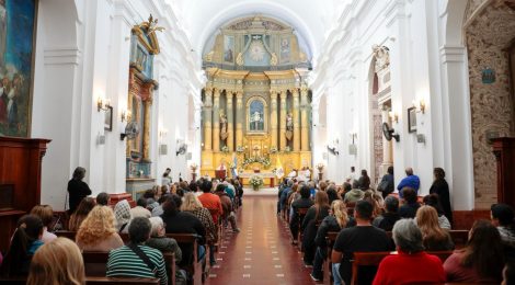 INTENDENTE DE PILAR ACHAVAL DESPIDIO AL PAPA